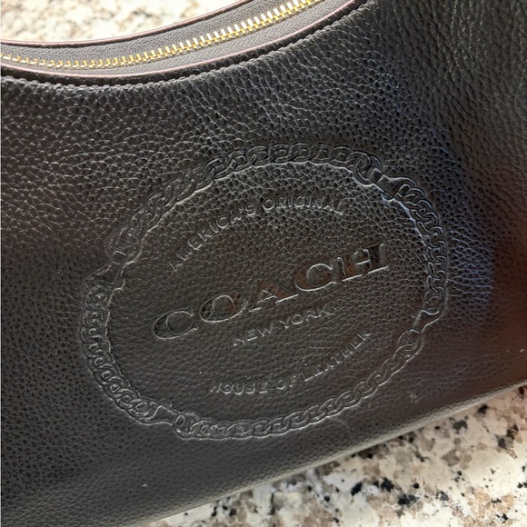 Coach Black Leather Hobo Bag - Picture 2 of 9